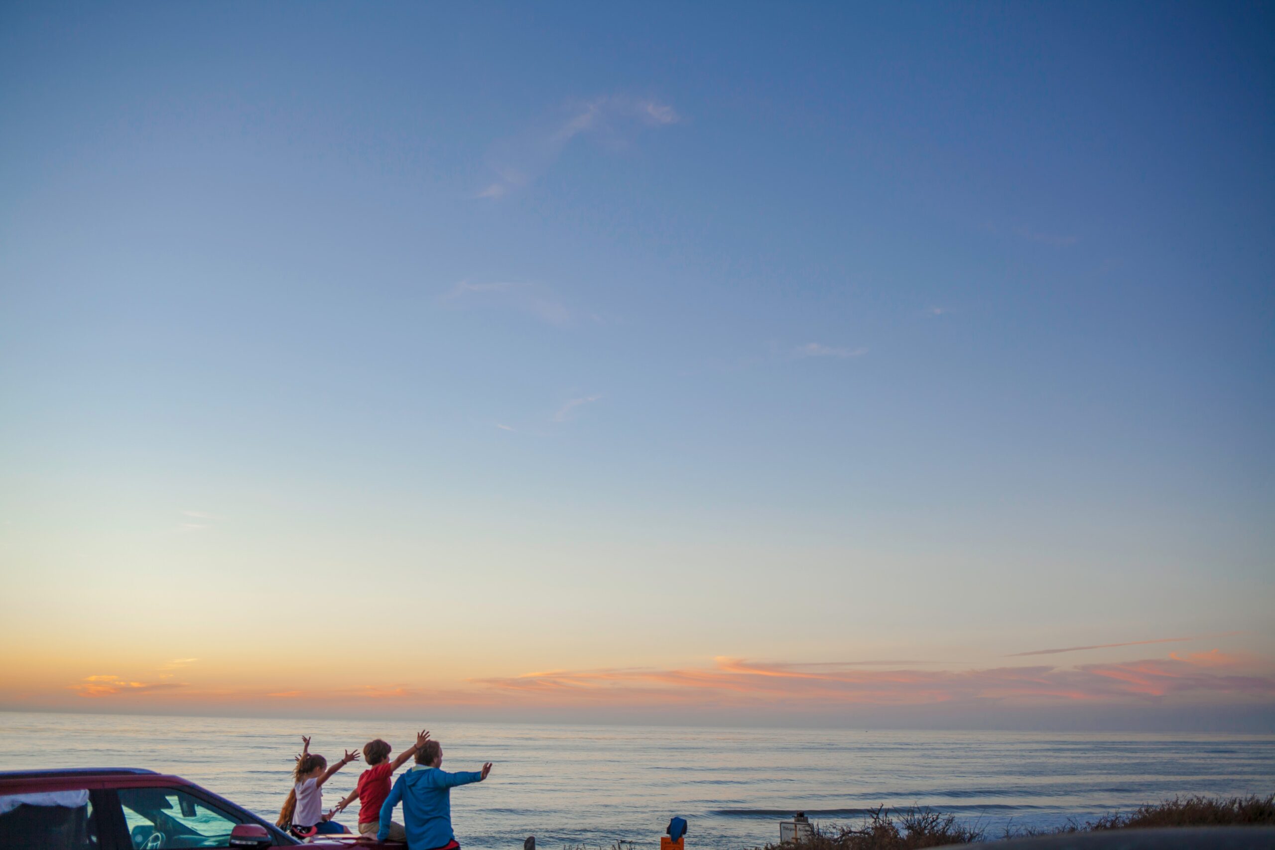 Arms Up at Point Loma
