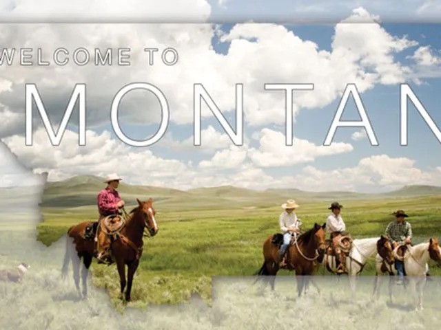 Montana welcome sign