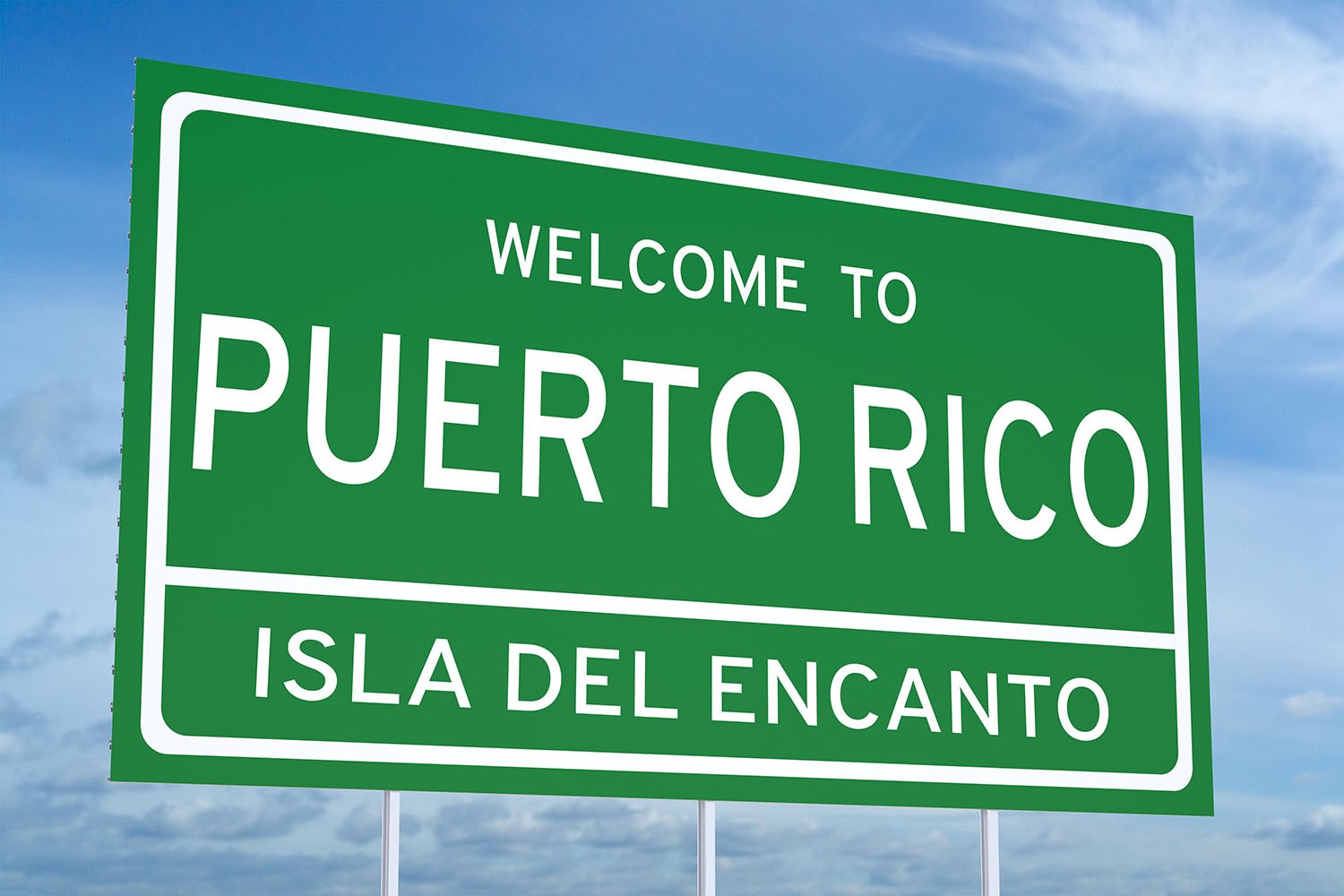 Puerto Rico welcome sign